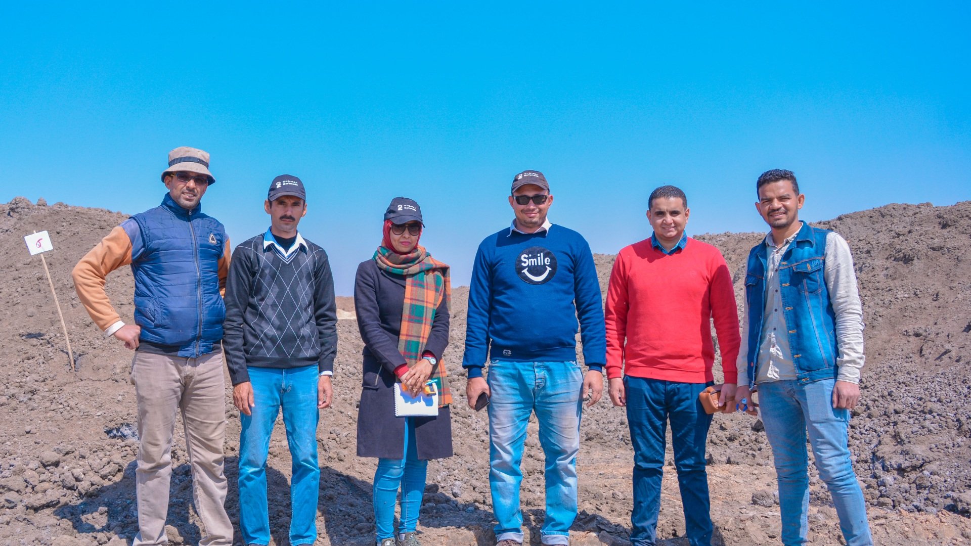 Baramoda turning Egypt sugarcane waste_team 2